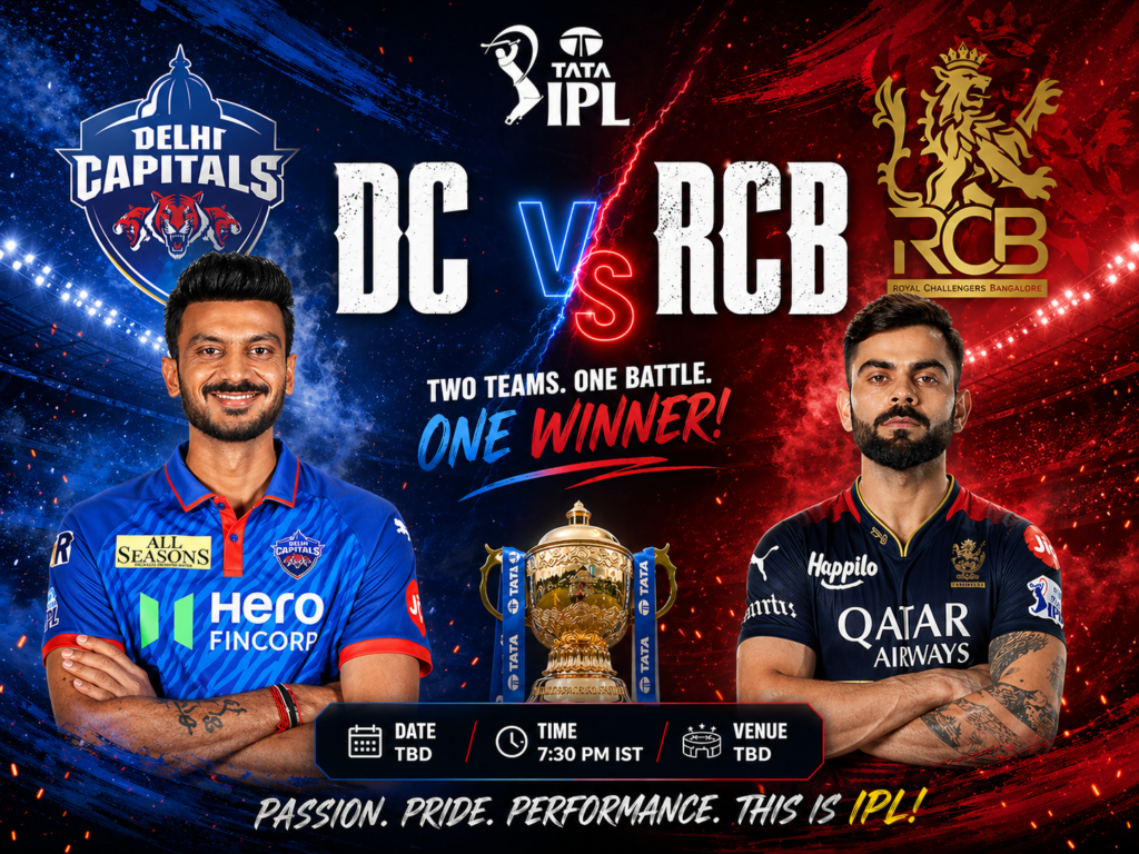 DC vs RCB
