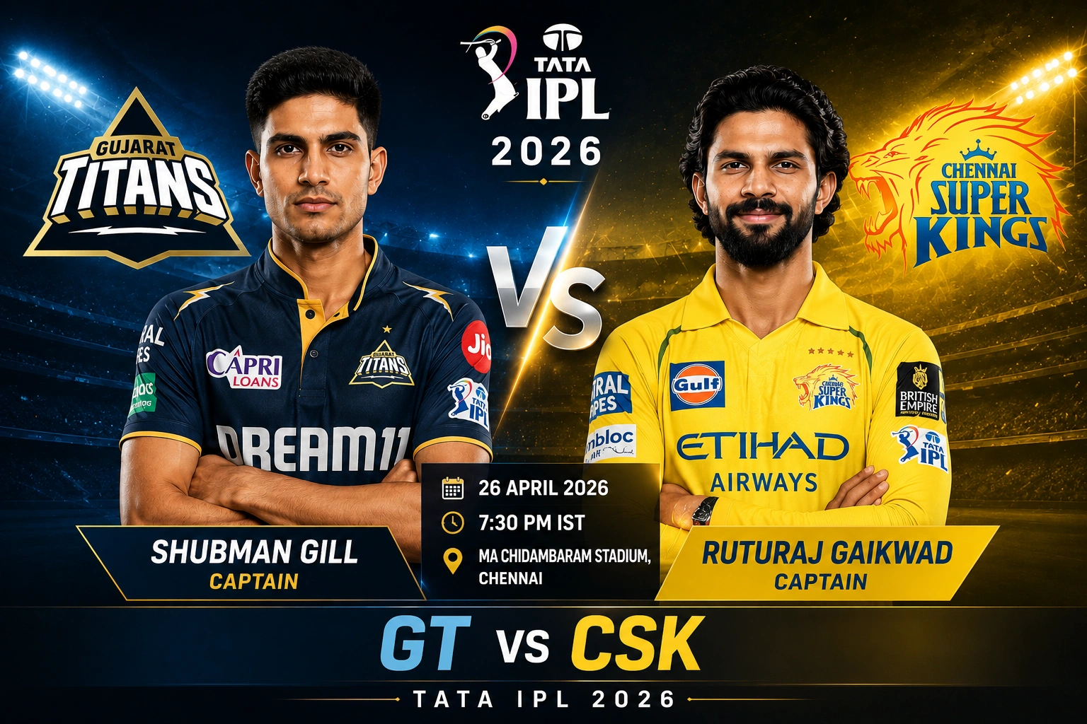 GT vs CSK
