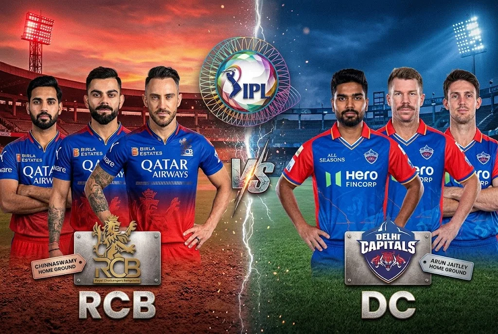 RCB vs DC