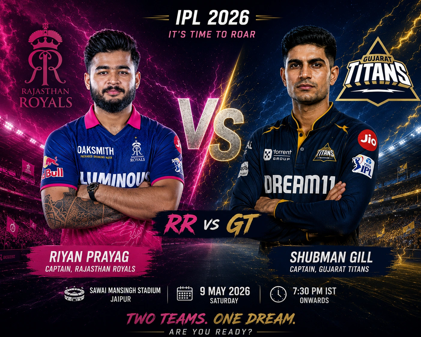 RR vs GT