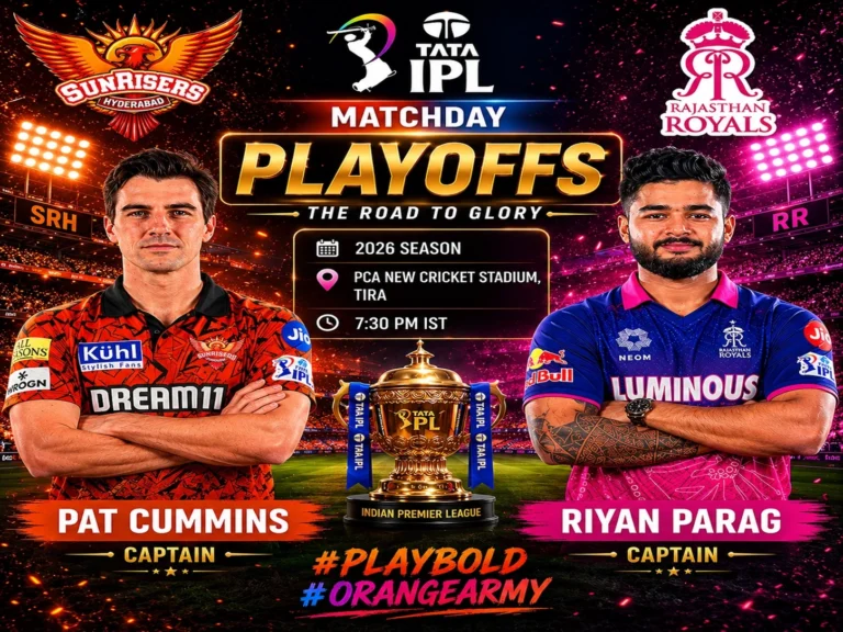 SRH vs RR Today Match Preview IPL 2026 Massive Clash Ahead