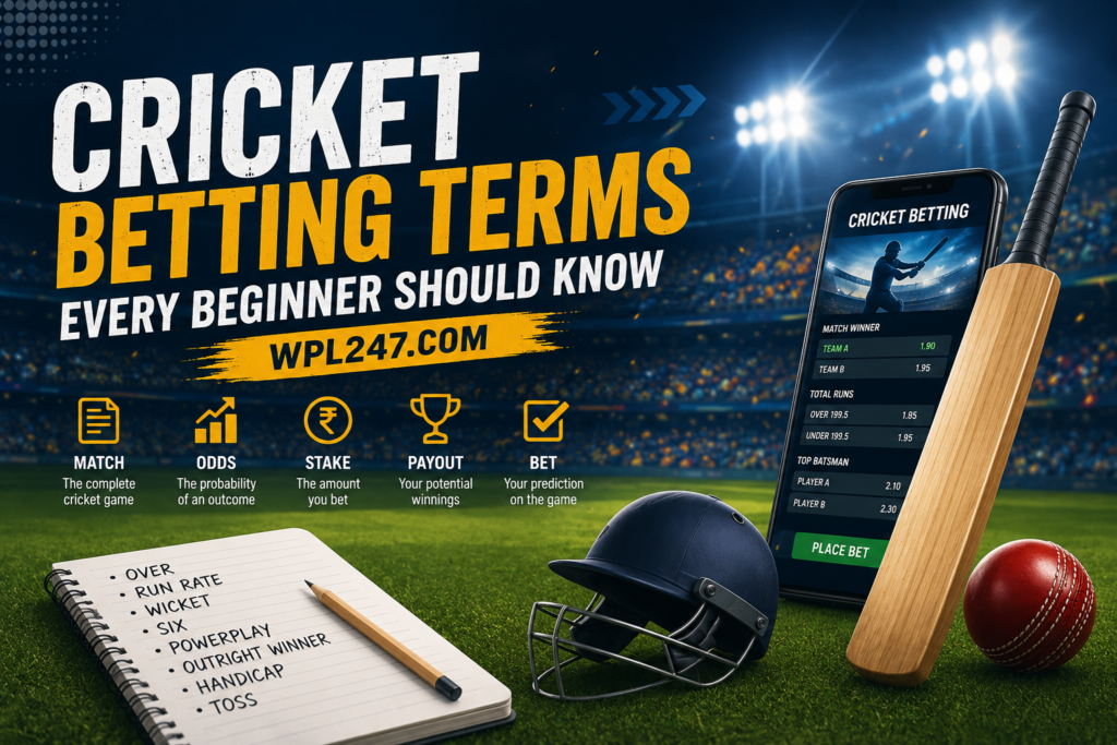Cricket Betting Terms
